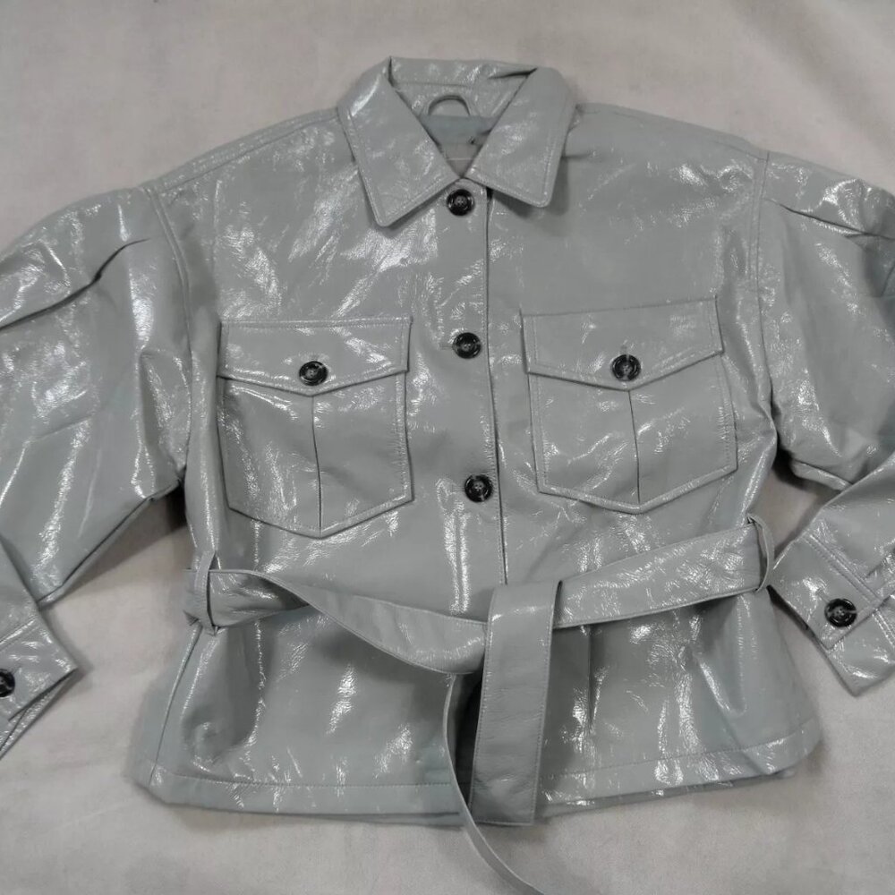 *NWOT* Women’s Sz. 10 ASOS Stylish Vinyl Jacket
